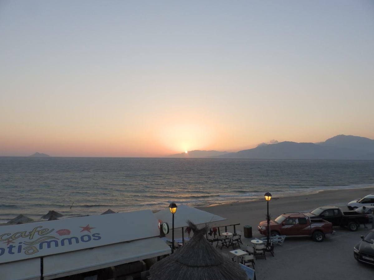 Villa Golden Ammos Sea View คาลามากิ ภายนอก รูปภาพ